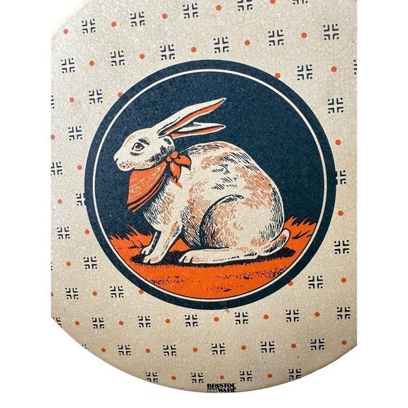 Vintage Bristolware rabbit round tin - Picture 3 of 10